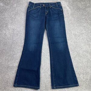 Levi's Superlow Jeans Women's 9 Blue Bootcut Low Rise Dark Wash Vintage